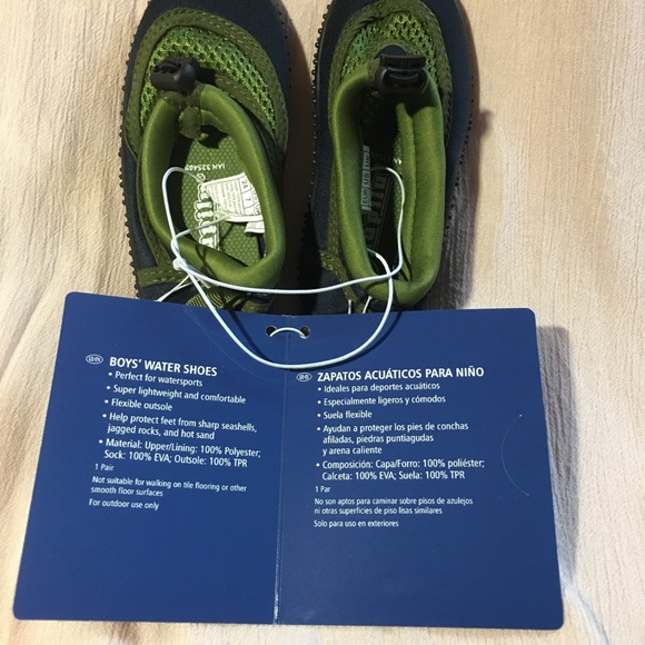 - New Unisex Water Shoes Size 7 Black & Olive Green 💚🖤💚 - Picture 3 of 8